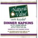Natural Value Dinner Napkin ea %